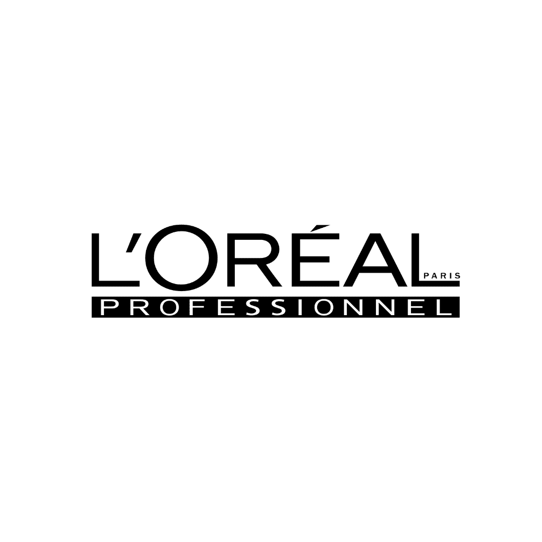 L'Oréal Professionnel logo in black text on a white background.